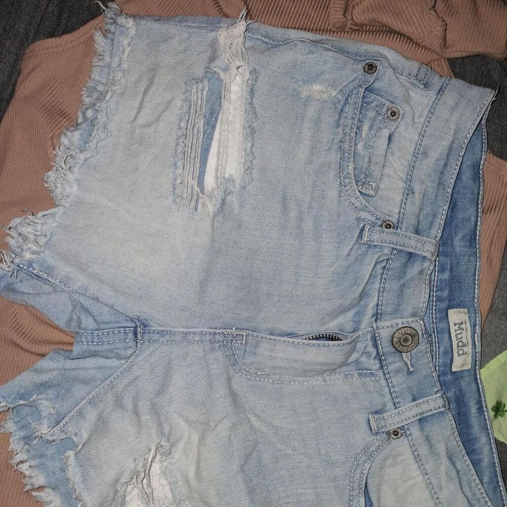 Mudd-clothing Women's Blue Shorts